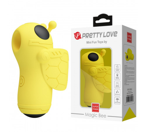 Вакуумный мини стимулятор на палец Magic Bee Pretty Love 6,9 см