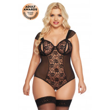 Боди SoftLine Collection Dora черый XXL Боди SoftLine Collection Dora черый XXL