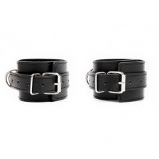 Оковы Notabu BDSM с кольцами черные