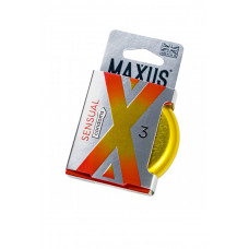 Презервативы Maxus Sensual анатомические в железном кейсе 3 шт Презервативы Maxus Sensual анатомические в железном кейсе 3 шт