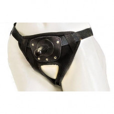 Трусики для страпона с плагом универсальные черные