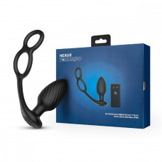 Анальная вибровтулка с функцией вращения Nexus Tornado черная