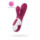 Вибратор Satisfyer Hot Bunny с функцией нагрева красный 17,5 см