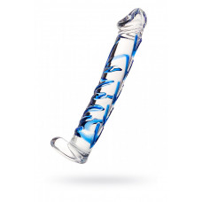 Фаллоимитатор стеклянный прозрачный 17 см Фаллоимитатор стеклянный прозрачный 17 см