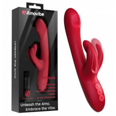 Инновационный вибратор кролик Trio Bliss красный 25 см Инновационный вибратор кролик Trio Bliss красный 25 см