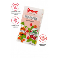 Набор смазок Yovee карамель + малина/мята 2 х 100 мл Набор смазок Yovee карамель + малина/мята 2 х 100 мл