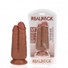 Фалоимитатор двойной RealRock Two in One Dildo телесный 15,2 см