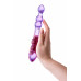 Фаллоимитатор стеклянный двусторонний розовый 22,8 см