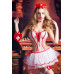 Костюм медсестры Candy Girl Lola боди, юбка, чулки, головной убор, маска, аксессуар OS Костюм медсестры Candy Girl Lola боди, юбка, чулки, головной убор, маска, аксессуар OS
