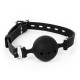 Кляп Notabu BDSM силикон черный 4,5 см