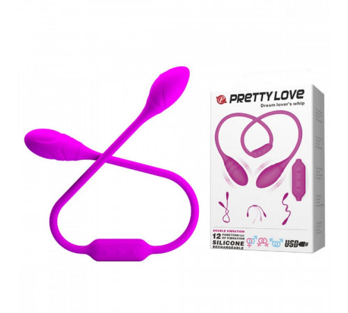 Вибростимулятор для пар Pretty Love Dream Lover's Whip 65,5 см