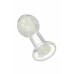 Анальная втулка Sexus Glass светящаяся в темноте 6,5 см Анальная втулка Sexus Glass светящаяся в темноте 6,5 см
