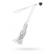 Плеть белая рукоять белые хлысты натуральная кожа 50 см Плеть белая рукоять белые хлысты натуральная кожа 50 см