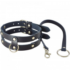 Ошейник Sitabella Грация с поводком синий Ошейник Sitabella Грация с поводком синий