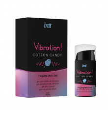 Гель Intt с эффектом вибрации Cotton Candy 15 мл