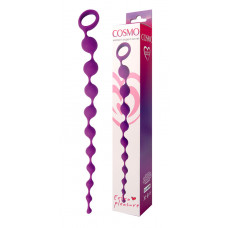 Цепочка анальная Cosmo фиолетовая 32 см Цепочка анальная Cosmo фиолетовая 32 см