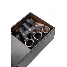 Пояс Pecado с кольцами черный Пояс Pecado с кольцами черный