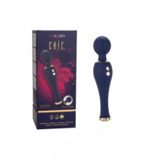 Вибромассажер перезаряжаемый Chic Poppy 5 скоростей синий 20,25 см Вибромассажер перезаряжаемый Chic Poppy 5 скоростей синий 20,25 см