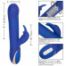 Вибратор кролик Jack Rabbit с функцией поступательного движения синий