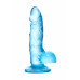 Реалистичный фаллоимитатор A-Toys Indy голубой 15,8 см Реалистичный фаллоимитатор A-Toys Indy голубой 15,8 см