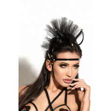 Маска с ушками Me Seduce Queen of hearts Allure черная OS Маска с ушками Me Seduce Queen of hearts Allure черная OS