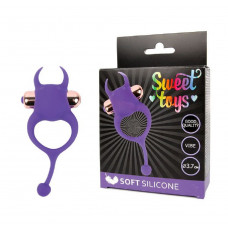 Виброкольцо Sweet toys фиолетовый D 3 см