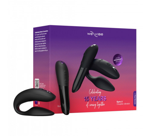 Набор вибраторов для пар We-Vibe Tango X + Sync 2