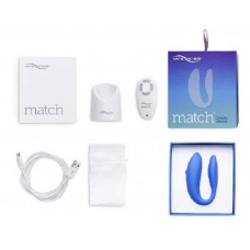 Вибромассажер для пар We-Vibe Match голубой Вибромассажер для пар We-Vibe Match голубой