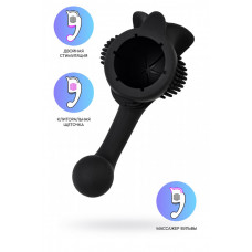 Сменная насадка женская для Domi 2 силикон черный 12,9 см Сменная насадка женская для Domi 2 силикон черный 12,9 см