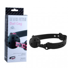 Кляп шарик дышащий Ball Gag черный