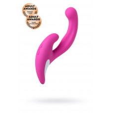 Эргономичный вибратор для двойной стимуляции Jos Javi розовый 22 см Эргономичный вибратор для двойной стимуляции Jos Javi розовый 22 см