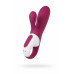 Вибратор Satisfyer Hot Bunny с функцией нагрева красный 17,5 см