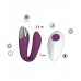 Вибратор для пар с пультом ДУ Fera, цвет сливовый (INFINITE) Вибратор для пар с пультом ДУ Fera, цвет сливовый (INFINITE)