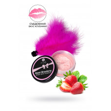 Набор Secret Play перо и пудра для тела с ароматом клубники 20 г