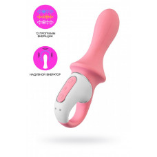 Анальный вибратор Satisfyer Air Pump Booty розовый 15 см