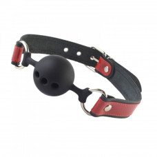 Кляп Sitabella черный 4,4 см ремешок красный Кляп Sitabella черный 4,4 см ремешок красный