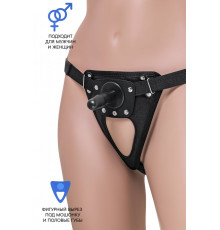Трусики для страпона RealStik Strap-On Onyx черные