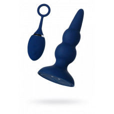 Анальная вибровтулка O'Play Prime с пультом ДУ синяя 12 см
