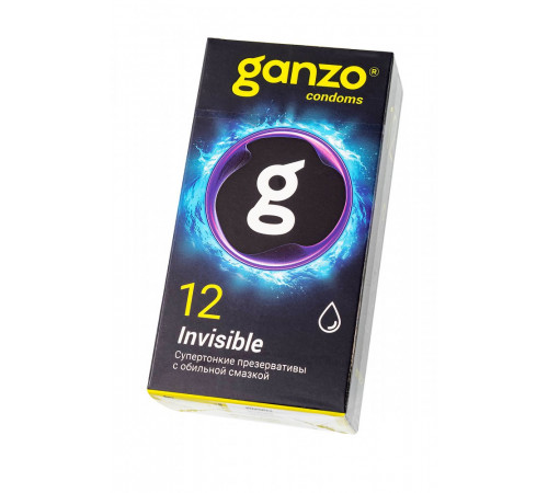 Презервативы Ganzo Invisible супер тонкие № 12