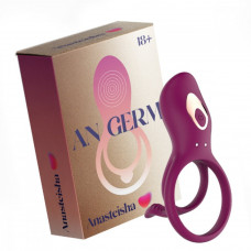 Кольцо эрекционное с вибрацией AN Germ фиолетовый Кольцо эрекционное с вибрацией AN Germ фиолетовый