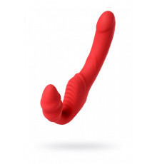 Безремневой страпон Toyfa Black&Red красный 35 см