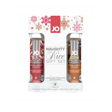 Набор вкусовых лубрикантов JO Рождественский леденец и Имбирный пряник по 30 мл Набор вкусовых лубрикантов JO Рождественский леденец и Имбирный пряник по 30 мл