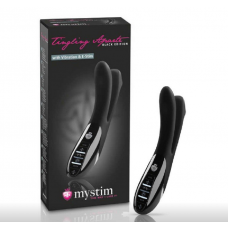 Вибратор Mystim Tingling Apart с электростимуляцией черный 27 см Вибратор Mystim Tingling Apart с электростимуляцией черный 27 см