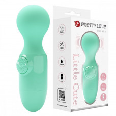 Вибромассажер мини Pretty Love Little Cute мятный 12 см