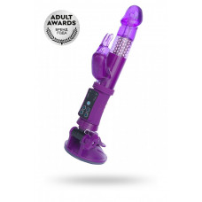 Вибратор с клиторальным стимулятором зайчик 22 см Вибратор с клиторальным стимулятором зайчик 22 см