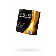 Презервативы ''VITALIS'' PREMIUM ribbed №3