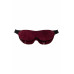Маска с бахромой Pecado из велюра бордовая 19,5 см