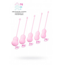 Набор вагинальных шариков Flovetta Tulips розовый 5,3 см