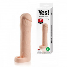 Насадка - удлинитель Sitabella Yes! penis sleeve 18 см