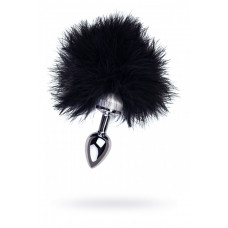 Анальная втулка маленькая с черной опушкой 8,5 см Анальная втулка маленькая с черной опушкой 8,5 см